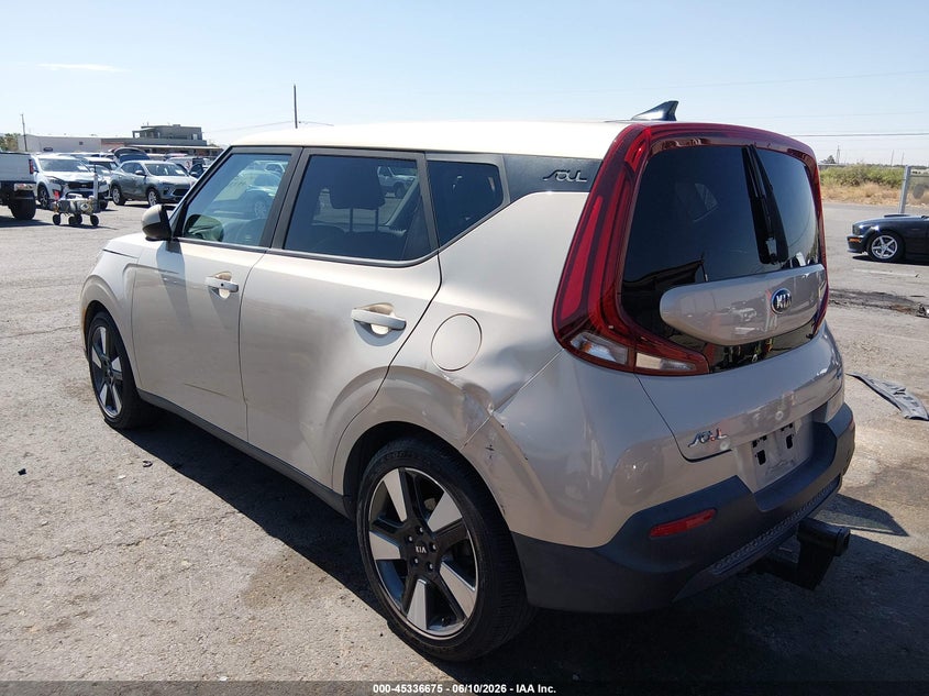 2020 Kia Soul VIN KNDJ33AUXL7051029 IAAI salvage auction — LEFT & RIGHT, Salvage (Texas), sold $2,350 on 2026-07-22 (photo 3)