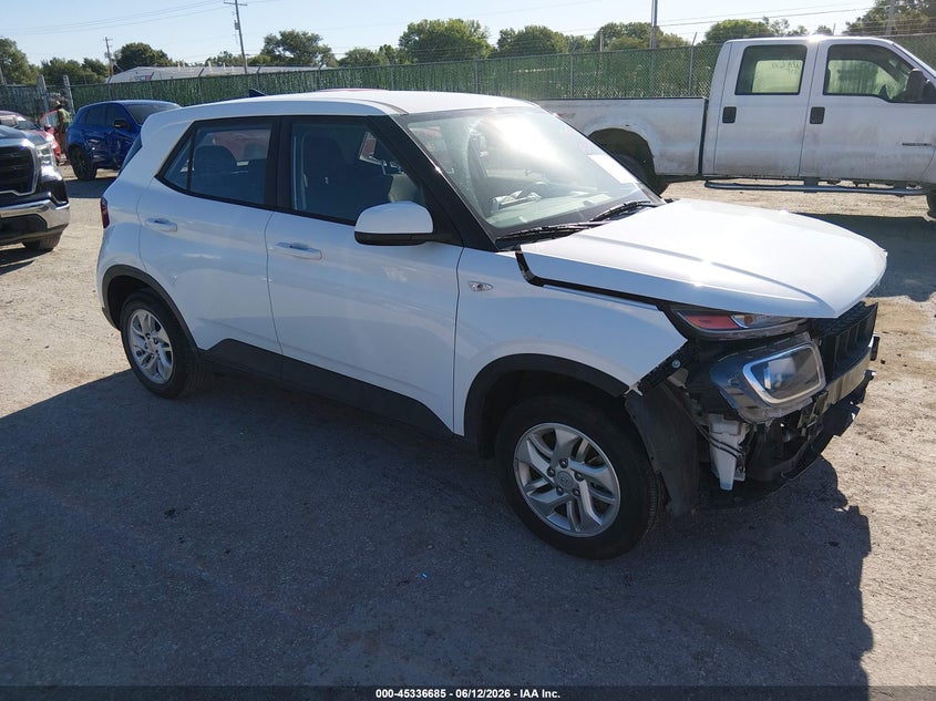 2021 Hyundai Venue VIN KMHRB8A35MU126261 IAAI salvage auction — FRONT END, Salvage Title, sold $2,950 on 2026-07-24 (photo 1)