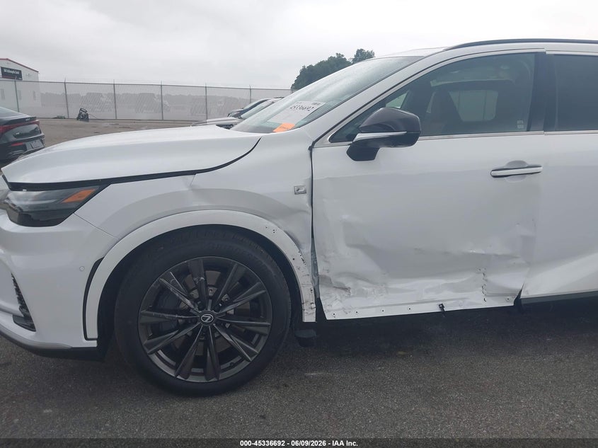 2026 Lexus Rx VIN 2T2BAMCA0TC138595 IAAI salvage auction — SIDE, Salvage Title, sold $29,500 on 2026-07-30 (photo 6)