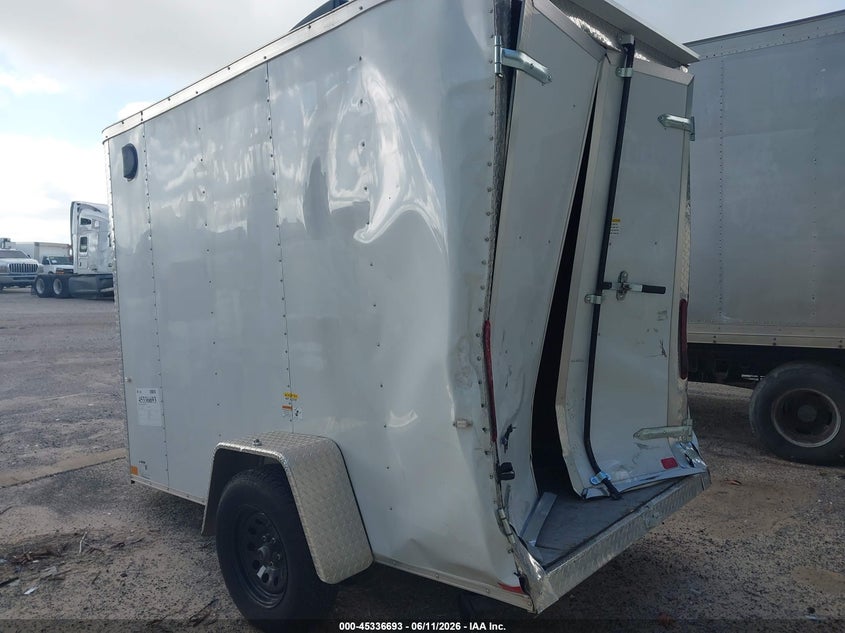 2023 Cargo Craft VIN 4D6EB1014PC064770 IAAI salvage auction — REAR END, Salvage (Texas), sold $275 on 2026-07-13 (photo 3)