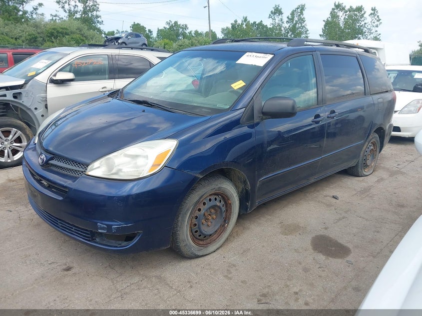 2005 Toyota Sienna VIN 5TDZA23C75S276315 IAAI salvage auction — NORMAL WEAR, Original (Ohio), sold $725 on 2026-07-14 (photo 2)