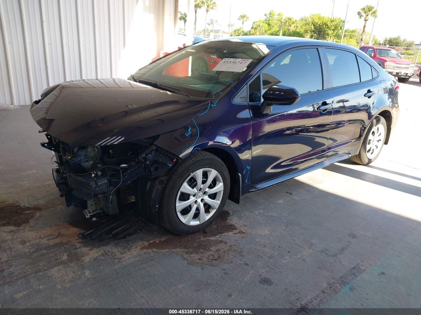 2024 Toyota Corolla VIN 5YFB4MDE5RP209912 IAAI salvage auction — RIGHT FRONT, Rebuildable (Florida), sold $4,250 on 2026-07-29 (photo 2)