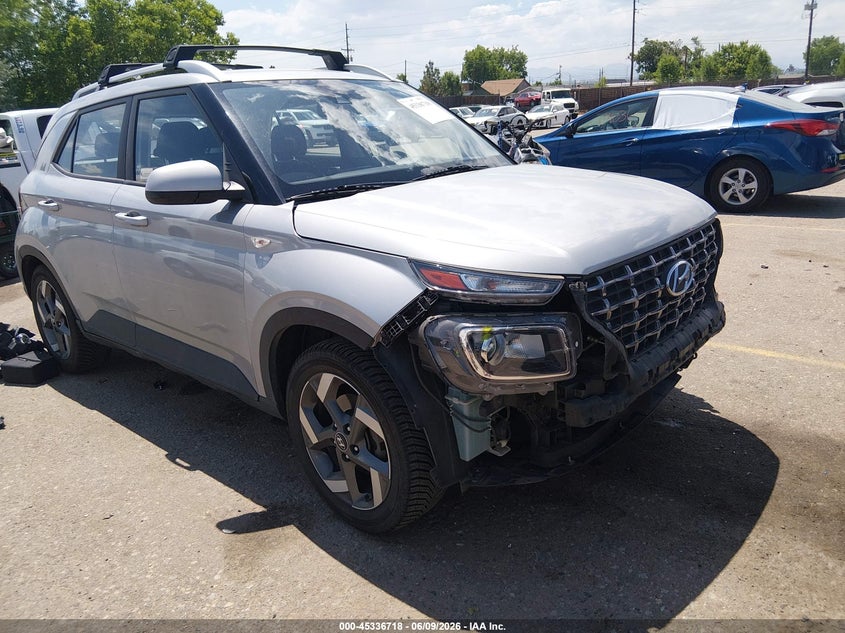 2021 Hyundai Venue VIN KMHRC8A33MU100559 IAAI salvage auction — FRONT END, Salvage (Colorado), sold $3,050 on 2026-07-10 (photo 1)