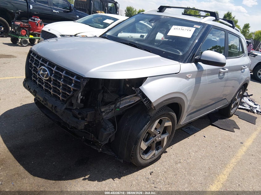 2021 Hyundai Venue VIN KMHRC8A33MU100559 IAAI salvage auction — FRONT END, Salvage (Colorado), sold $3,050 on 2026-07-10 (photo 2)