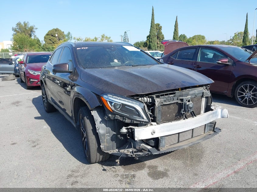2016 Mercedes-benz Gla-klasse VIN WDCTG4EB8GJ251244 IAAI salvage auction — FRONT END, Salvage Title, sold $4,050 on 2026-07-16 (photo 1)