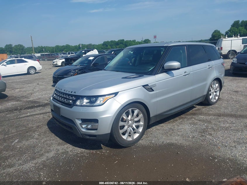 2014 Land rover Range rover sport VIN SALWR2WFXEA328625 IAAI salvage auction — NORMAL WEAR, Clear (Pennsylvania), sold $1,300 on 2026-07-30 (photo 2)