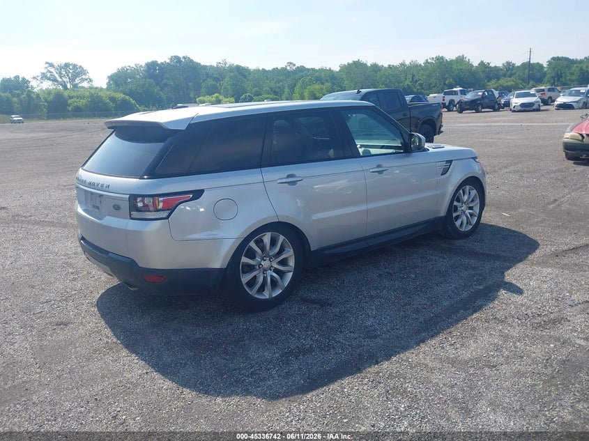 2014 Land rover Range rover sport VIN SALWR2WFXEA328625 IAAI salvage auction — NORMAL WEAR, Clear (Pennsylvania), sold $1,300 on 2026-07-30 (photo 4)
