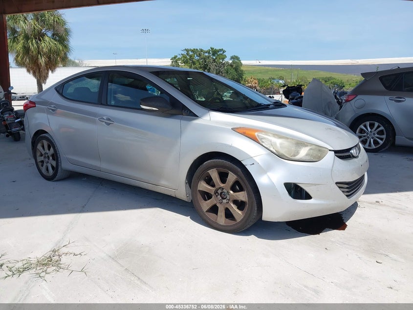 2012 Hyundai Elantra VIN KMHDH4AE4CU313931 IAAI salvage auction — NORMAL WEAR, Clear (Florida), sold $450 on 2026-07-21 (photo 1)