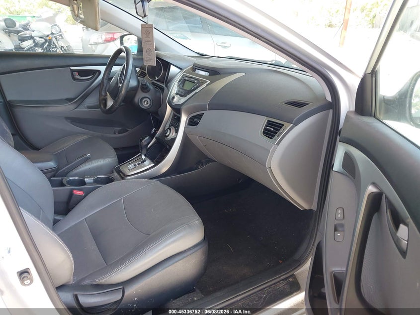2012 Hyundai Elantra VIN KMHDH4AE4CU313931 IAAI salvage auction — NORMAL WEAR, Clear (Florida), sold $450 on 2026-07-21 (photo 5)