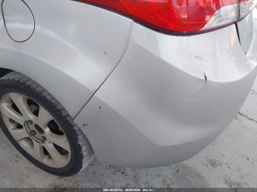 2012 Hyundai Elantra VIN KMHDH4AE4CU313931 IAAI salvage auction — NORMAL WEAR, Clear (Florida), sold $450 on 2026-07-21 (photo 6)