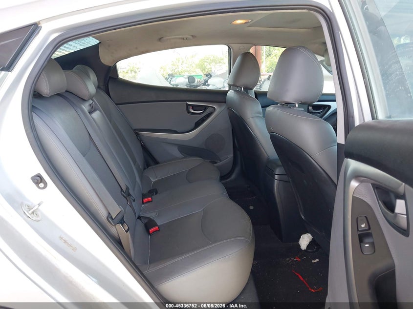 2012 Hyundai Elantra VIN KMHDH4AE4CU313931 IAAI salvage auction — NORMAL WEAR, Clear (Florida), sold $450 on 2026-07-21 (photo 8)