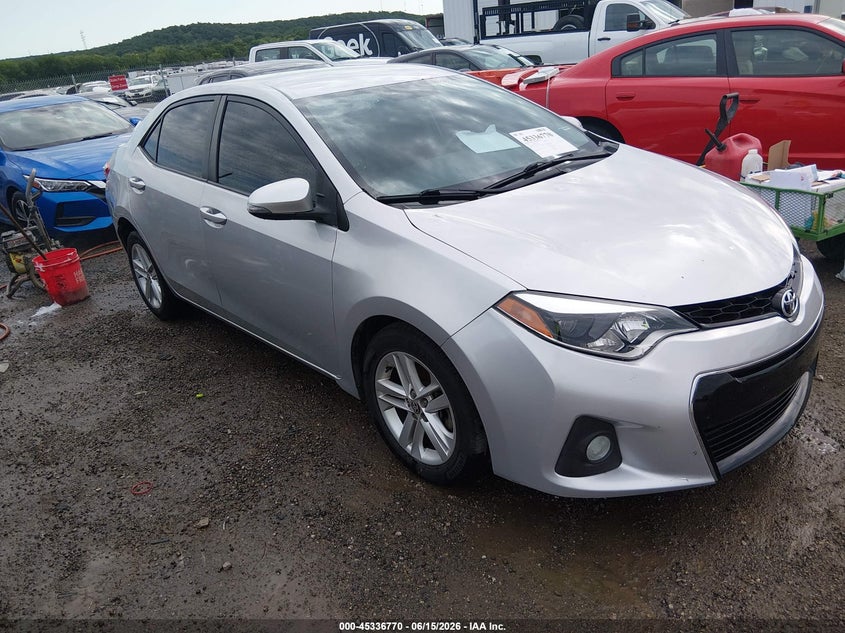 2015 Toyota Corolla VIN 5YFBURHE5FP225563 IAAI salvage auction — HAIL, Clear (Oklahoma), sold $675 on 2026-07-21 (photo 1)