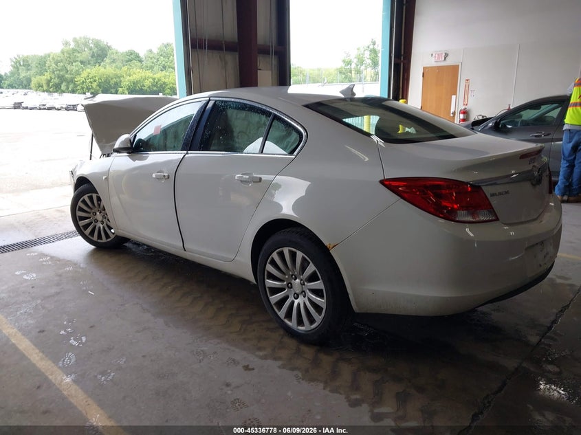 2011 Buick Regal VIN W04GN5EC2B1012092 IAAI salvage auction — FRONT END, Clear (Michigan), sold $350 on 2026-07-13 (photo 3)