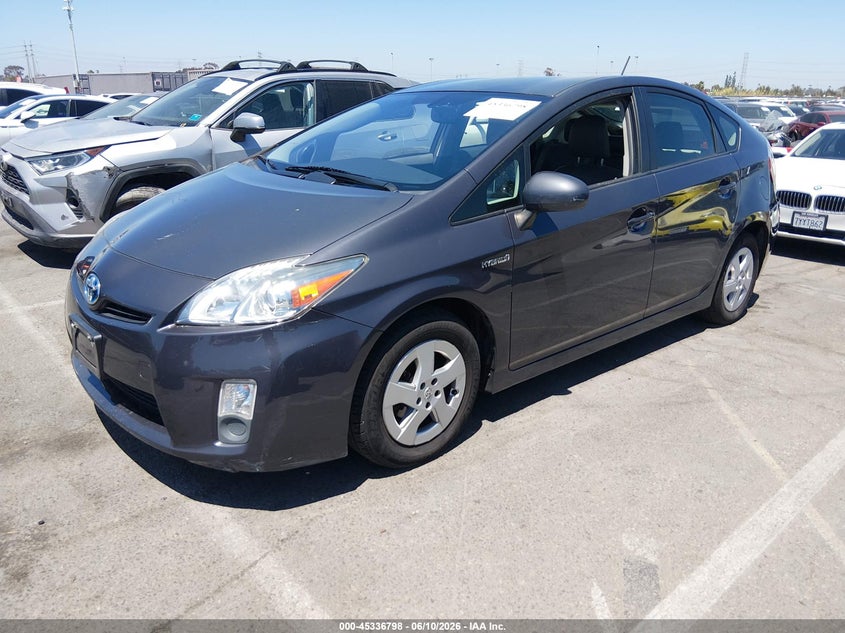 2011 Toyota Prius VIN JTDKN3DU4B0278685 IAAI salvage auction — REAR END, Salvage (California), sold $2,850 on 2026-07-16 (photo 2)