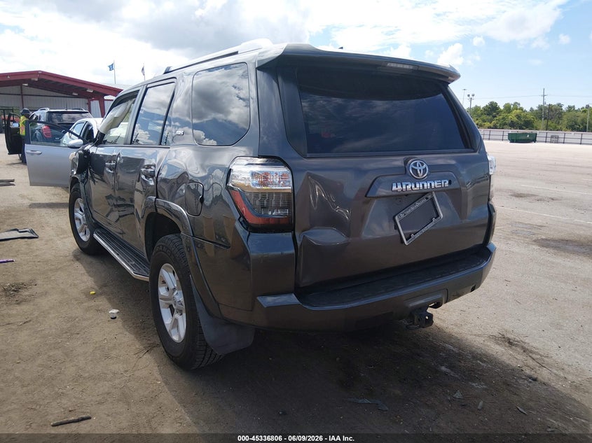 2014 Toyota 4runner VIN JTEZU5JR9E5079082 IAAI salvage auction — ROLLOVER, Salvage (Louisiana), sold $7,650 on 2026-07-13 (photo 3)