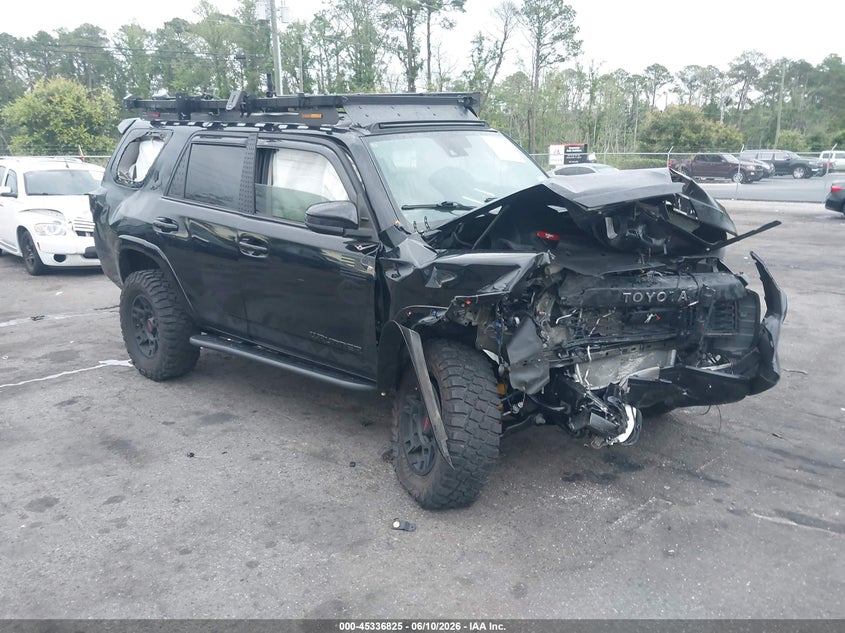 2021 Toyota 4runner VIN JTEEU5JR1M5230686 IAAI salvage auction — FRONT END, Certificate Of Destruction (Florida), sold $5,500 on 2026-07-14 (photo 1)