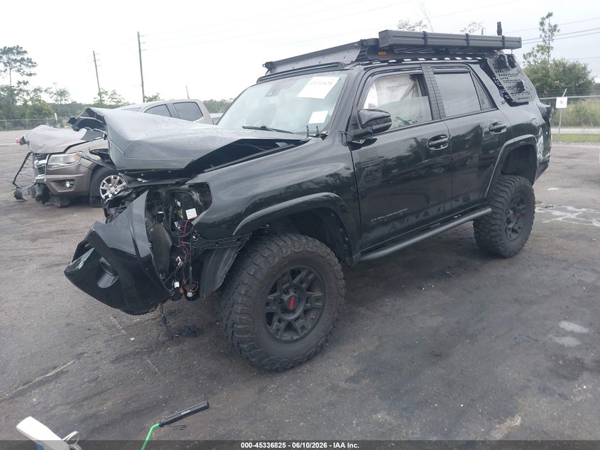 2021 Toyota 4runner VIN JTEEU5JR1M5230686 IAAI salvage auction — FRONT END, Certificate Of Destruction (Florida), sold $5,500 on 2026-07-14 (photo 2)