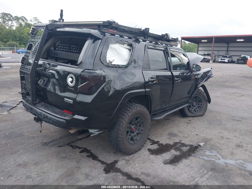 2021 Toyota 4runner VIN JTEEU5JR1M5230686 IAAI salvage auction — FRONT END, Certificate Of Destruction (Florida), sold $5,500 on 2026-07-14 (photo 4)