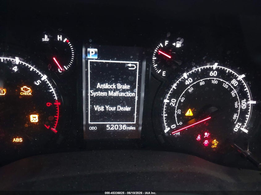 2021 Toyota 4runner VIN JTEEU5JR1M5230686 IAAI salvage auction — FRONT END, Certificate Of Destruction (Florida), sold $5,500 on 2026-07-14 (photo 7)