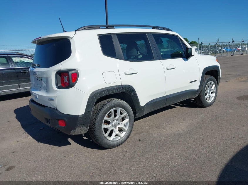 2018 Jeep Renegade VIN ZACCJBBB4JPH98308 IAAI salvage auction — FRONT END, Prior Salvage (Minnesota), sold $1,400 on 2026-08-21 (photo 4)