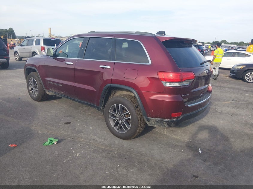 2019 Jeep Grand cherokee VIN 1C4RJFBGXKC772797 IAAI salvage auction — FRONT END, Salvage Title, sold $3,200 on 2026-07-28 (photo 3)