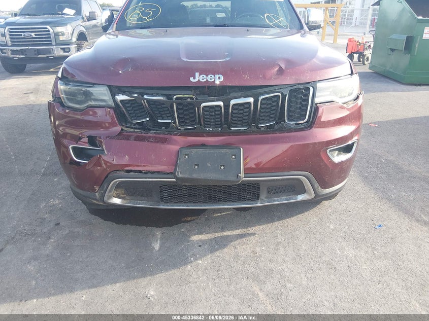 2019 Jeep Grand cherokee VIN 1C4RJFBGXKC772797 IAAI salvage auction — FRONT END, Salvage Title, sold $3,200 on 2026-07-28 (photo 6)