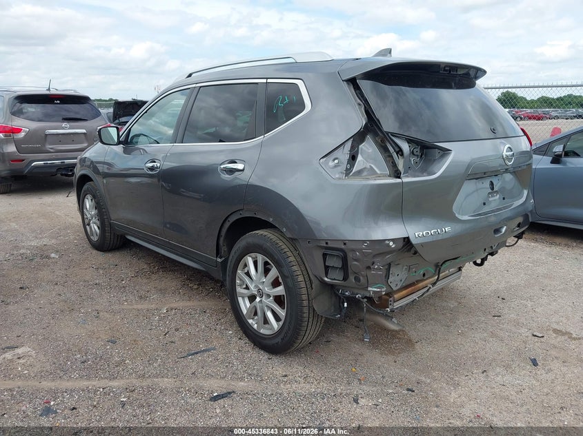 2019 Nissan Rogue VIN KNMAT2MT1KP513585 IAAI salvage auction — REAR END, Original (Texas), sold $4,500 on 2026-07-17 (photo 3)