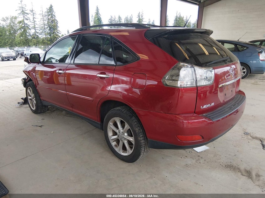 2009 Lexus Rx 350 VIN JTJHK31U592857364 IAAI salvage auction — FRONT END, Bill Of Sale (Washington), sold $1,400 on 2026-07-08 (photo 3)
