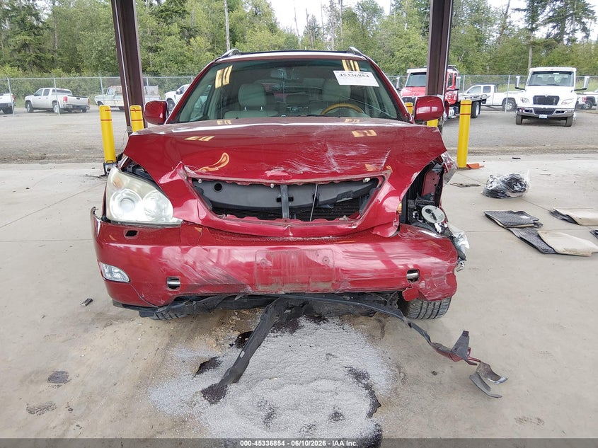 2009 Lexus Rx 350 VIN JTJHK31U592857364 IAAI salvage auction — FRONT END, Bill Of Sale (Washington), sold $1,400 on 2026-07-08 (photo 6)