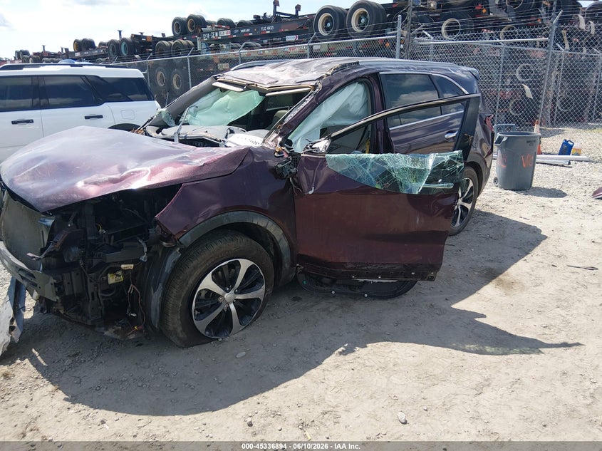 2016 Kia Sorento VIN 5XYPH4A58GG160091 IAAI salvage auction — FRONT & REAR, Salvage (Georgia), sold $675 on 2026-07-17 (photo 2)