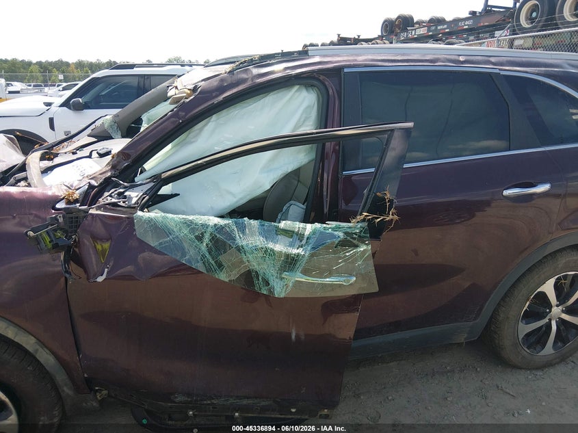 2016 Kia Sorento VIN 5XYPH4A58GG160091 IAAI salvage auction — FRONT & REAR, Salvage (Georgia), sold $675 on 2026-07-17 (photo 6)