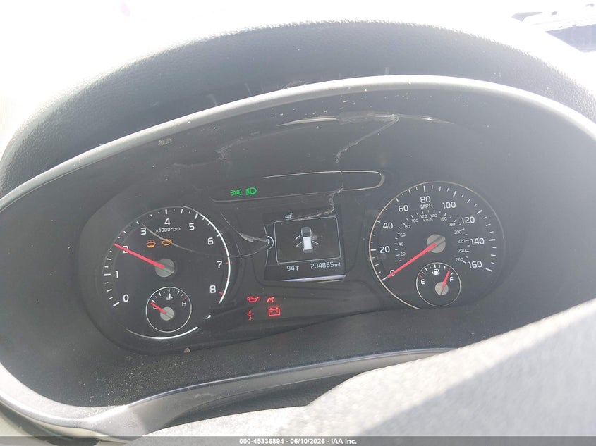2016 Kia Sorento VIN 5XYPH4A58GG160091 IAAI salvage auction — FRONT & REAR, Salvage (Georgia), sold $675 on 2026-07-17 (photo 7)