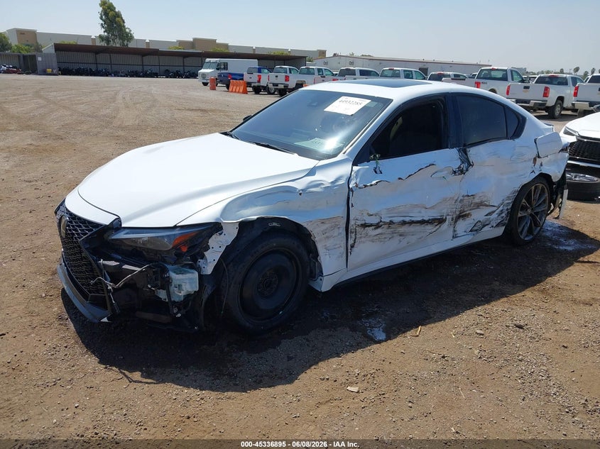 2021 Lexus Is VIN JTHGZ1B21M5047506 IAAI salvage auction — LEFT SIDE, Salvage (California), sold $13,100 on 2026-07-13 (photo 2)