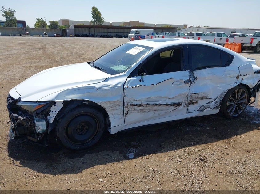 2021 Lexus Is VIN JTHGZ1B21M5047506 IAAI salvage auction — LEFT SIDE, Salvage (California), sold $13,100 on 2026-07-13 (photo 6)