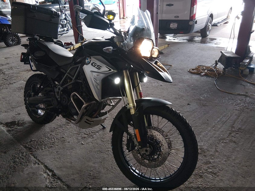 2016 BMW F 800 VIN WB10B1205GZL07907 IAAI salvage auction — LEFT & RIGHT, Clear (New York), sold $25 on 2026-07-29 (photo 1)
