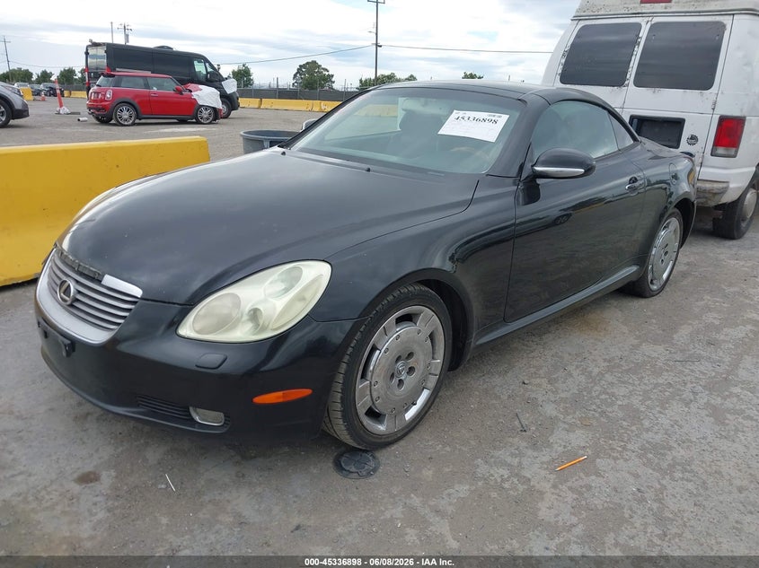 2002 Lexus Sc VIN JTHFN48Y720025394 IAAI salvage auction — NORMAL WEAR, Clear - Dealer Only (California), sold $550 on 2026-07-09 (photo 2)