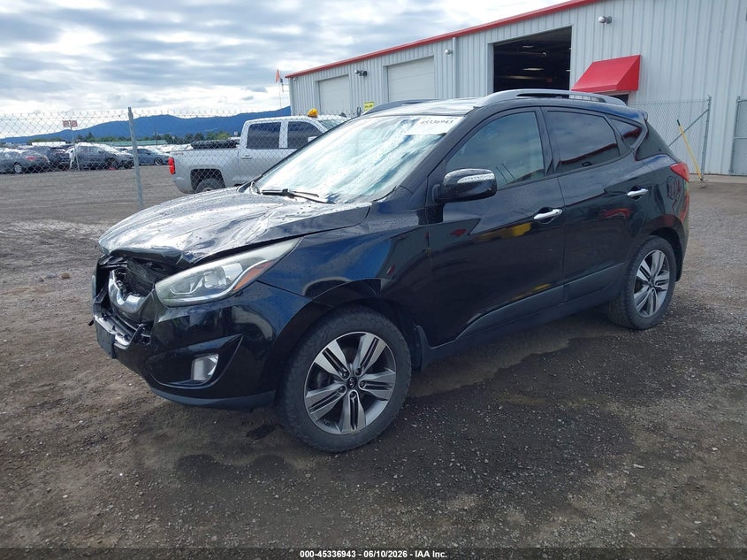 2015 Hyundai Tucson VIN KM8JUCAG6FU957459 IAAI salvage auction — FRONT END, Bill Of Sale (Washington), sold $500 on 2026-07-21 (photo 2)
