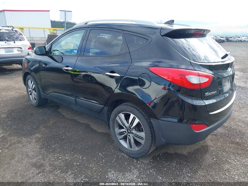 2015 Hyundai Tucson VIN KM8JUCAG6FU957459 IAAI salvage auction — FRONT END, Bill Of Sale (Washington), sold $500 on 2026-07-21 (photo 3)