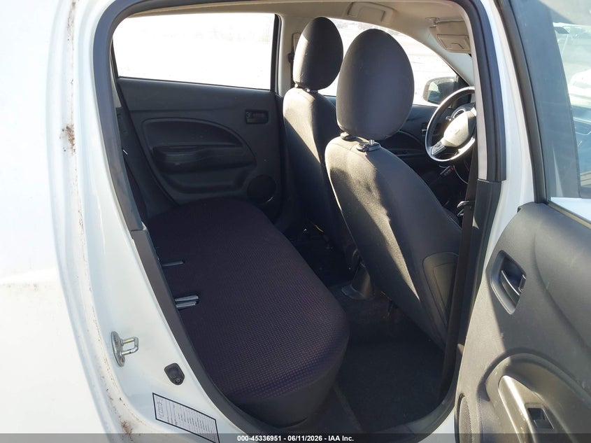 2014 Mitsubishi Mirage VIN ML32A4HJ0EH015992 IAAI salvage auction — NORMAL WEAR, Original (Texas), sold $800 on 2026-07-14 (photo 8)
