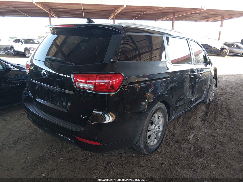 2017 Kia SEDONA VIN KNDMB5C18H6283186 IAAI salvage auction — RIGHT SIDE, Salvage (Arizona), sold $2,050 on 2026-07-14 (photo 4)