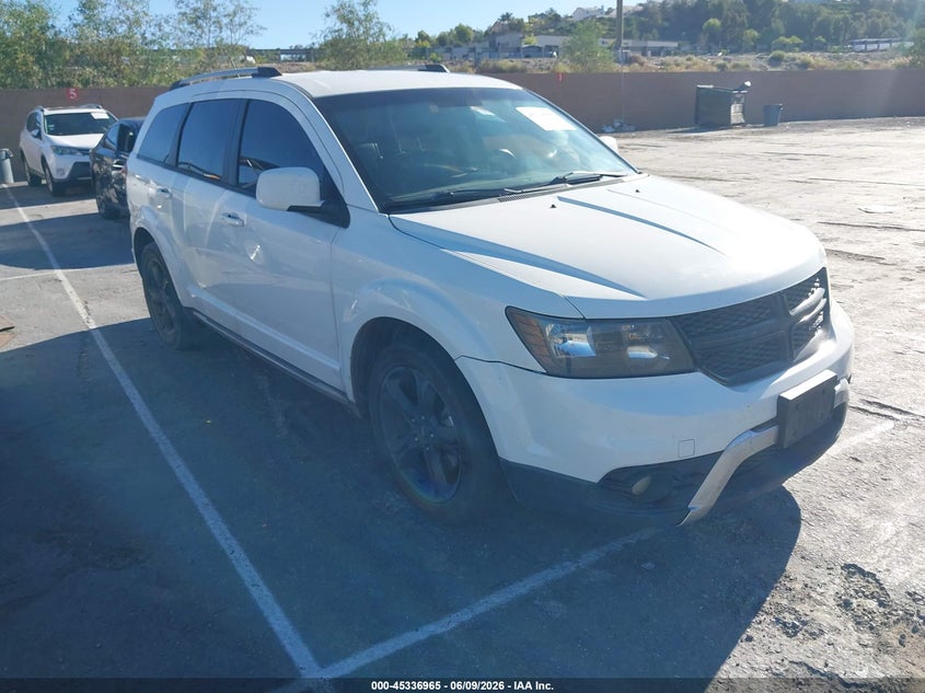 2018 Dodge Journey VIN 3C4PDDGG7JT388071 IAAI salvage auction — LEFT FRONT, Salvage Title, sold $600 on 2026-07-22 (photo 1)