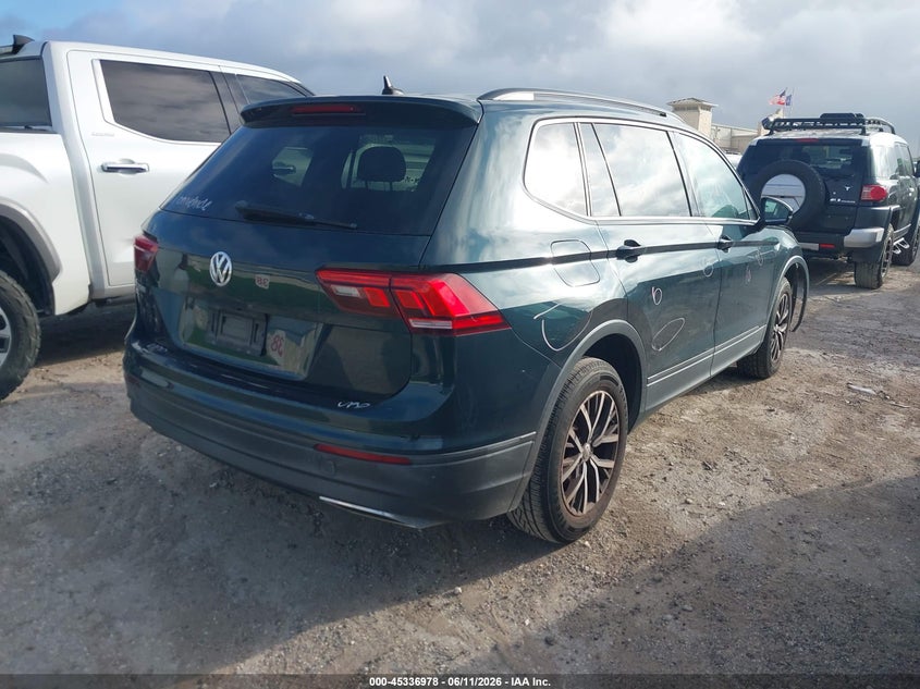 2019 Volkswagen Tiguan VIN 3VV3B7AX7KM130905 IAAI salvage auction — FRONT END, Salvage Title, sold $3,400 on 2026-08-24 (photo 4)