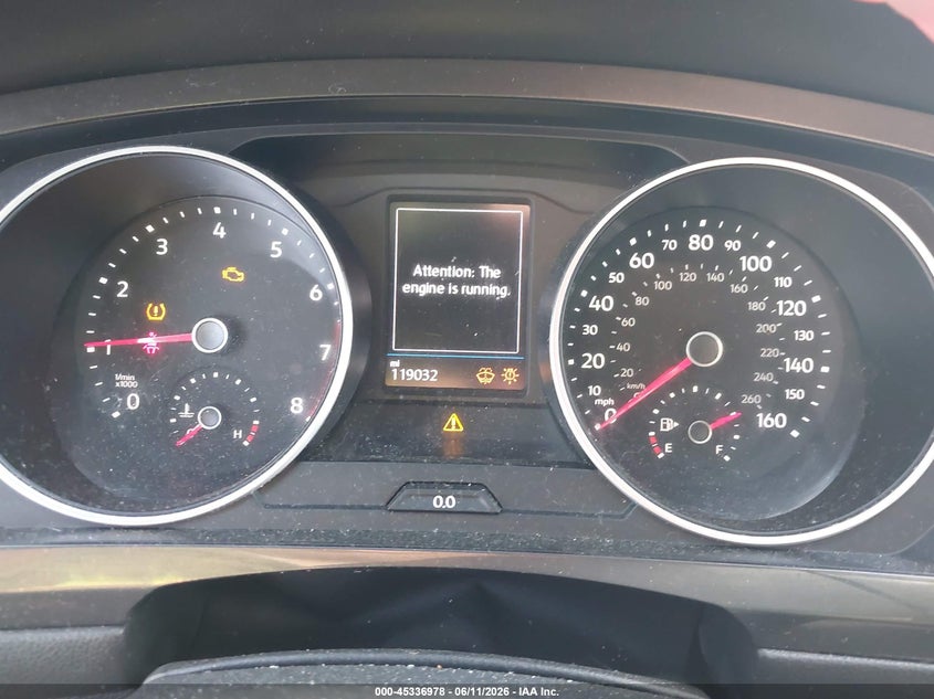 2019 Volkswagen Tiguan VIN 3VV3B7AX7KM130905 IAAI salvage auction — FRONT END, Salvage Title, sold $3,400 on 2026-08-24 (photo 7)