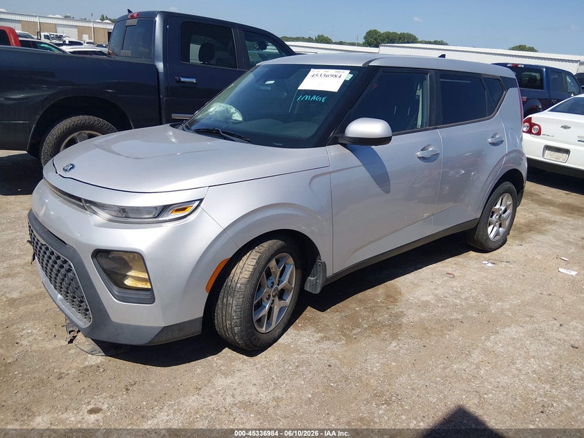 2020 Kia Soul VIN KNDJ23AU7L7732414 IAAI salvage auction — FRONT END, Salvage (Oklahoma), sold $1,600 on 2026-07-22 (photo 2)