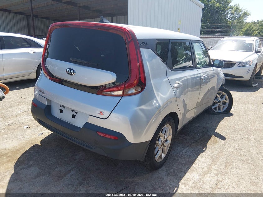 2020 Kia Soul VIN KNDJ23AU7L7732414 IAAI salvage auction — FRONT END, Salvage (Oklahoma), sold $1,600 on 2026-07-22 (photo 4)