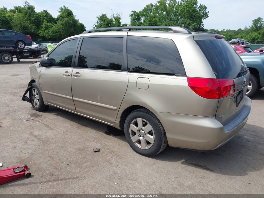2006 Toyota Sienna VIN 5TDZA23CX6S463999 IAAI salvage auction — FRONT END, Salvage - Greater Than 75% (Maryland), sold $725 on 2026-07-09 (photo 3)