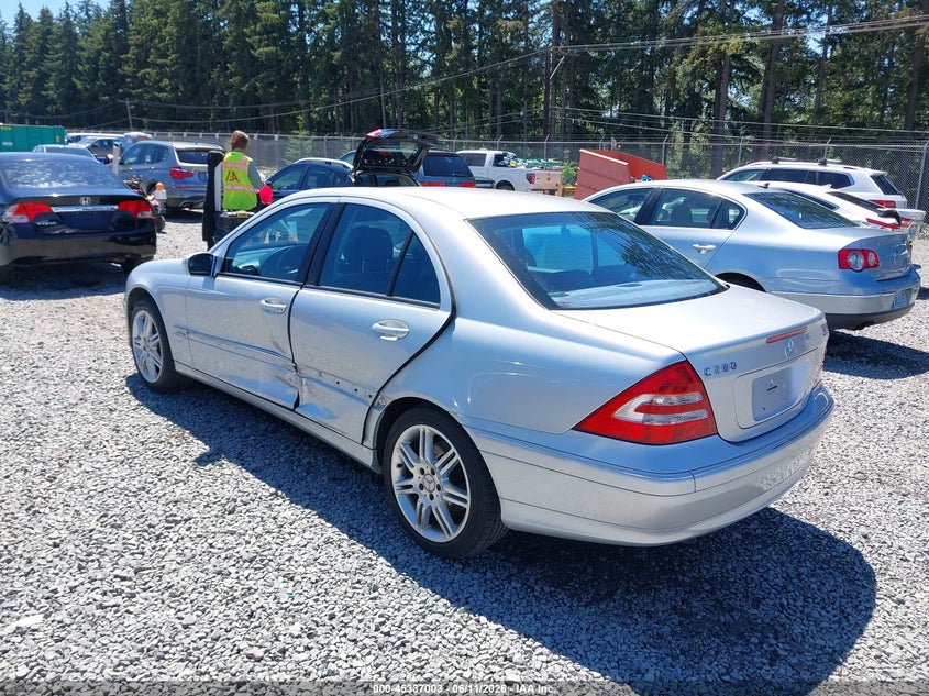 2007 Mercedes-benz C class VIN WDBRF54H67F935029 IAAI salvage auction — SIDE, Bill Of Sale (Washington), sold $475 on 2026-07-08 (photo 3)