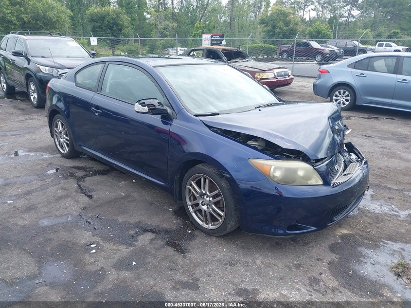 2007 Scion Tc VIN JTKDE167370191767 IAAI salvage auction — FRONT END, Rebuildable (Florida), sold $825 on 2026-07-07 (photo 1)