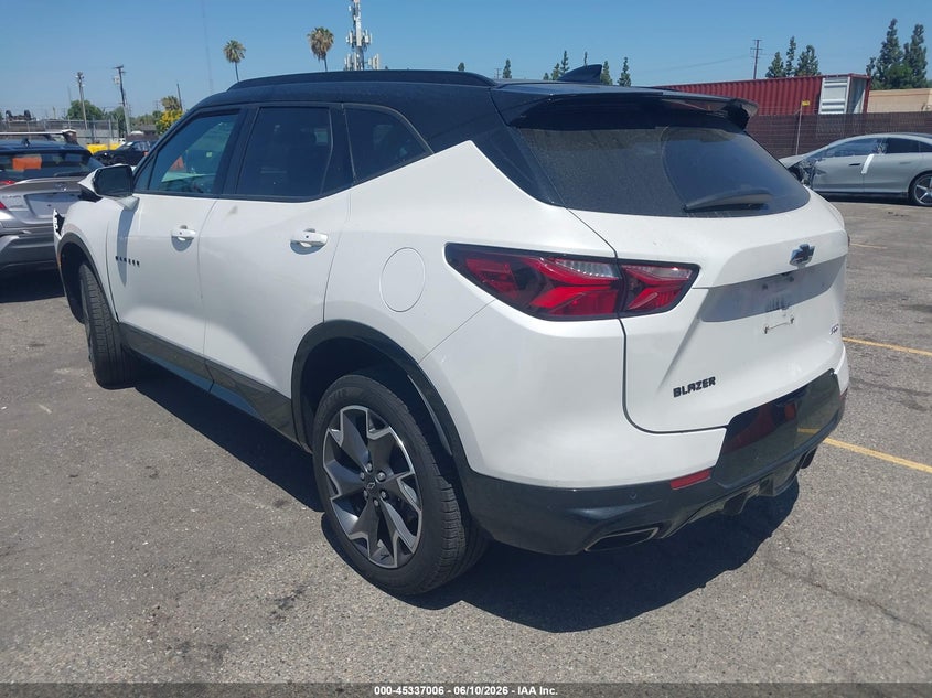 2022 Chevrolet Blazer VIN 3GNKBERS3NS153631 IAAI salvage auction — LEFT FRONT, Salvage Title, sold $5,500 on 2026-07-20 (photo 3)