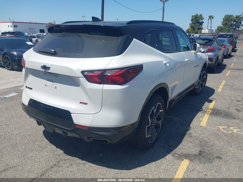 2022 Chevrolet Blazer VIN 3GNKBERS3NS153631 IAAI salvage auction — LEFT FRONT, Salvage Title, sold $5,500 on 2026-07-20 (photo 4)